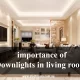 downlight importance - downlight living room