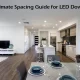 Spacing Guide for LED Downlights