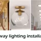 Hallway lighting installation