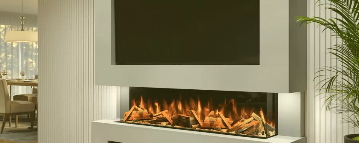 electric fireplace installation