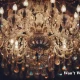 broken chandelier- low brightness light