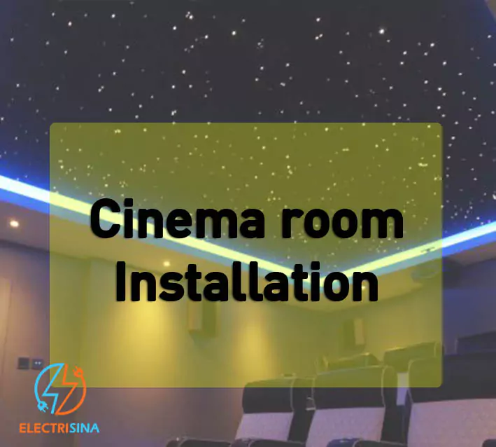 Cinema room installation